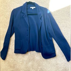 Size M sweater from CAbi! Navy Blue. Great for church, dinner or other events.